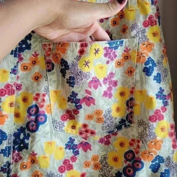 Tommy Hilfiger Floral Skirt Womens Size 8 Back Pocket Knee Length Boho Style - Picture 10 of 11